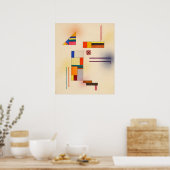 Poster Hartweich, Hard Soft par Wassily Kandinsky (Cuisine)