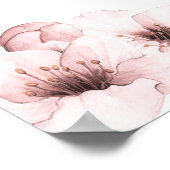 Poster HARUMI Sakura Cherry Blossom Mariage Bienvenue (Coin)