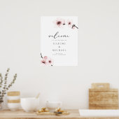 Poster HARUMI Sakura Cherry Blossom Mariage Bienvenue (Cuisine)