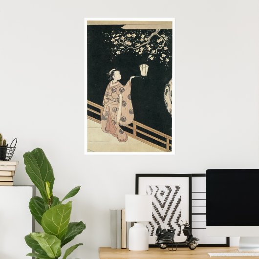 Poster Harunobu (Bureau à domicile)