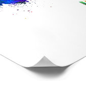 Poster Harvard skyline in watercolor (Coin)