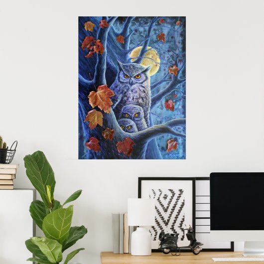 Poster Harvest moon (Bureau à domicile)