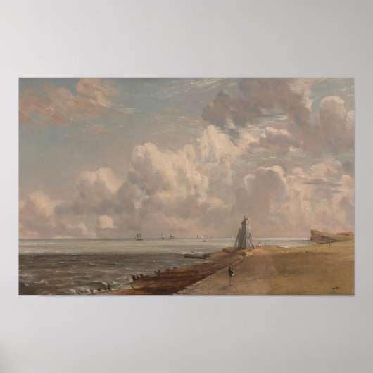 Poster Harwich Low Lighthouse - Constable (Devant)