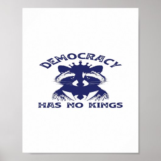 Poster Has No Kings Patriotic (Devant)