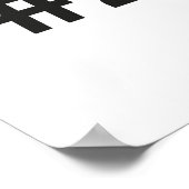 Poster Hashtag 14 Anniversaire 2011 (Coin)