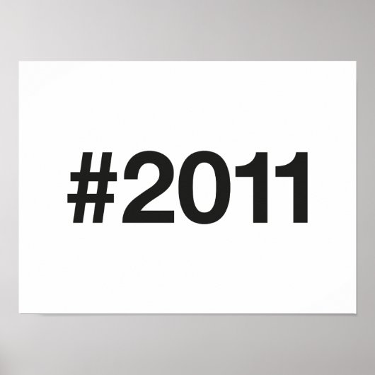 Poster Hashtag 14 Anniversaire 2011 (Devant)