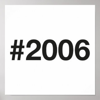 Poster Hashtag 2006 19 Anniversaire