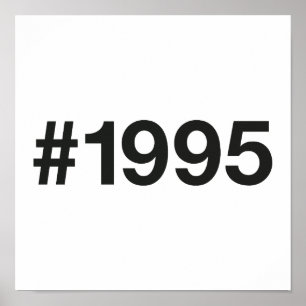 Poster Hashtag 30 Anniversaire 1995