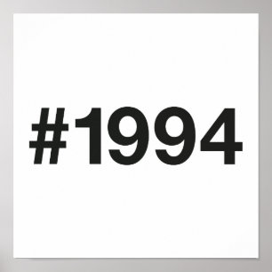 Poster Hashtag 31 Anniversaire 1994