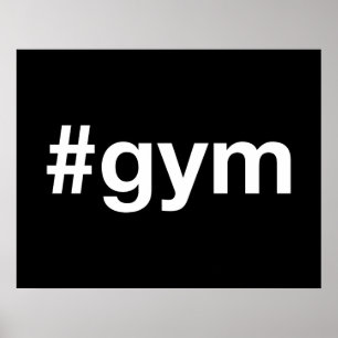 Poster Hashtag GYM
