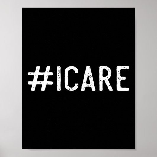 Poster Hashtag Icare Prévention Suicide (Devant)