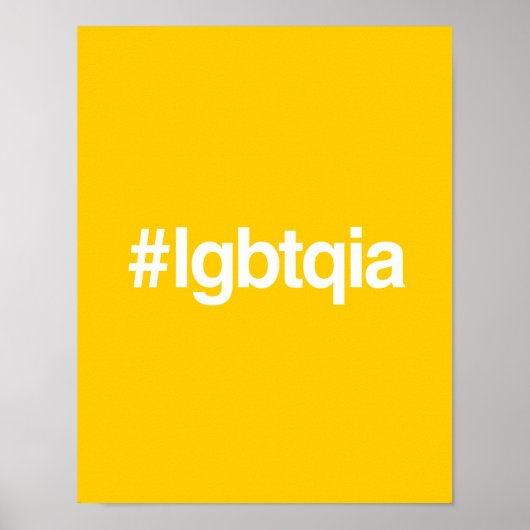 POSTER HASHTAG LGBTQIA (Devant)