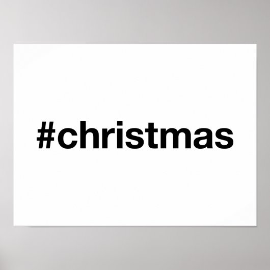 Poster Hashtag NOËL (Devant)