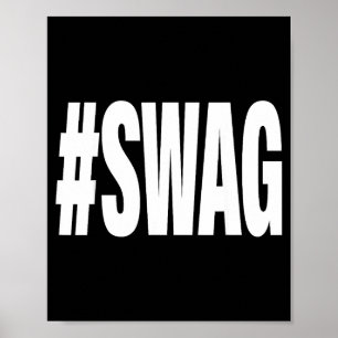 Poster Hashtag swag