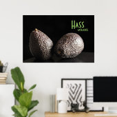 Poster Hass avocados (Bureau à domicile)