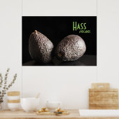 Poster Hass avocados (Cuisine)