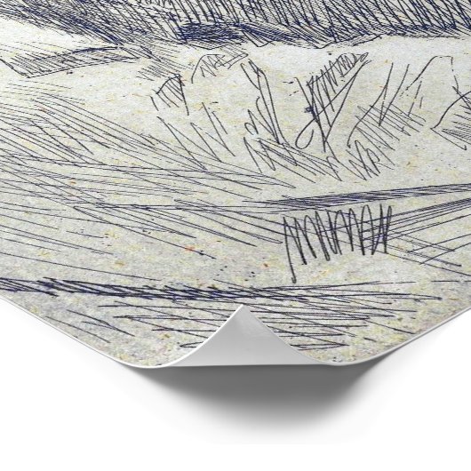 Poster Hassam - Autoportrait (Coin)