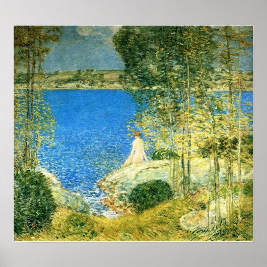 Poster Hassam - Bather 1904 (Devant)