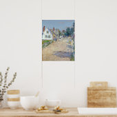 Poster Hassam - East Gloucester Fin De La Ligne Trolley . (Cuisine)