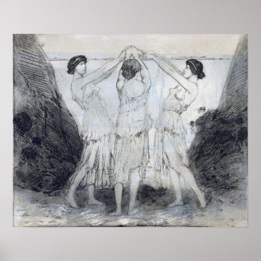 Poster Hassam - La danse grecque (Devant)