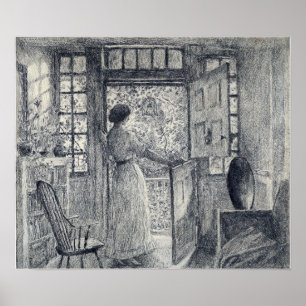 Poster Hassam - La porte hollandaise (Holley House Cos Co