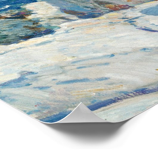 Poster Hassam - Les Ledges Sud Appledore (Coin)