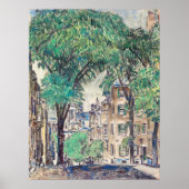 Poster Hassam - Mount Vernon St Boston 1919 (Devant)