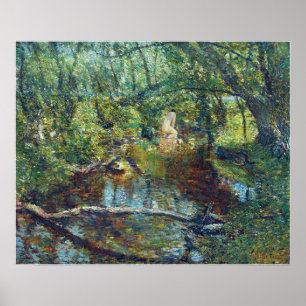 Poster Hassam - Sunlight Brook 1908