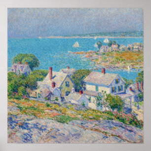 Poster Hassam - Têtes de Nouvelle-Angleterre 1930