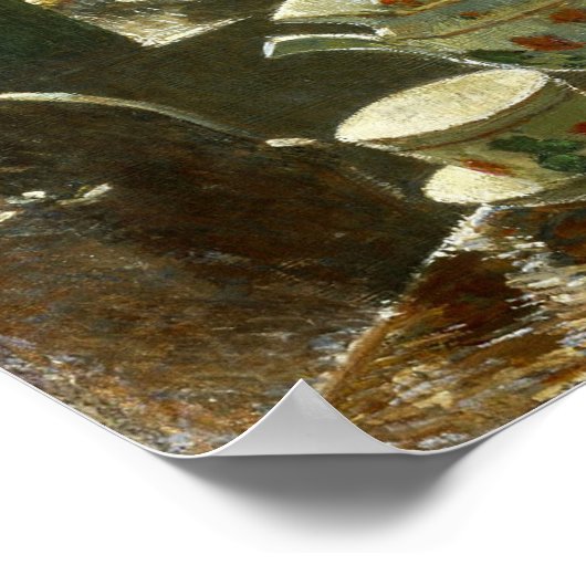 Poster Hassam - Thé aux fraises 1912 (Coin)