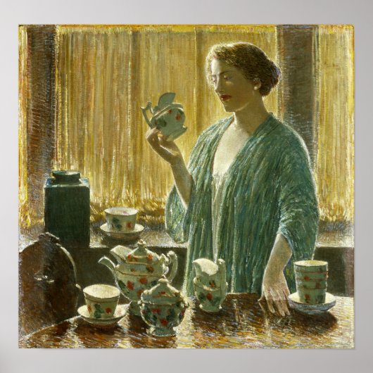 Poster Hassam - Thé aux fraises 1912 (Devant)