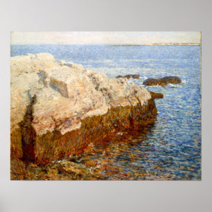 Poster Hassam - Vue de Broadway et de la cinquième avenue
