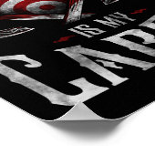 Poster Hatchet Ax Jeter Est Mon Cardio (Coin)