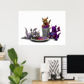 Poster Hatchs : Cookies & Lait (Bureau à domicile)