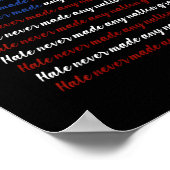 Poster Hate Never Made Any Nation Great 4th Of July  (Coin)