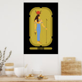 Poster Hathor déesse égyptienne ancienne (Cuisine)