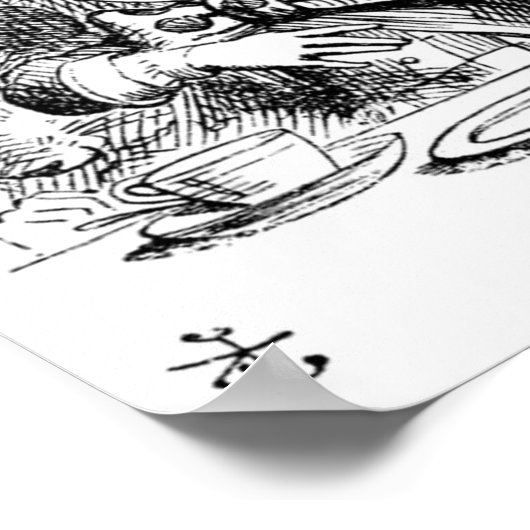 Poster Hatter fou avec Dormouse (Coin)