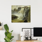 Poster Haugfoss en Norvège, 1827 (Bureau à domicile)