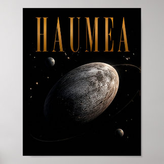 Poster Haumea Espace Nain de Luxe