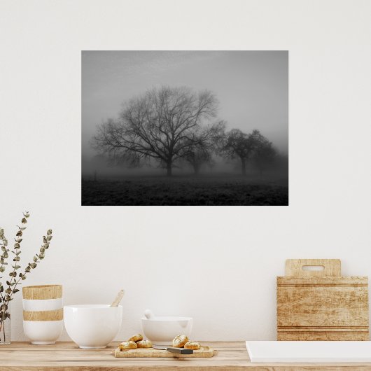 Poster Hauning Fog Canvas (Cuisine)