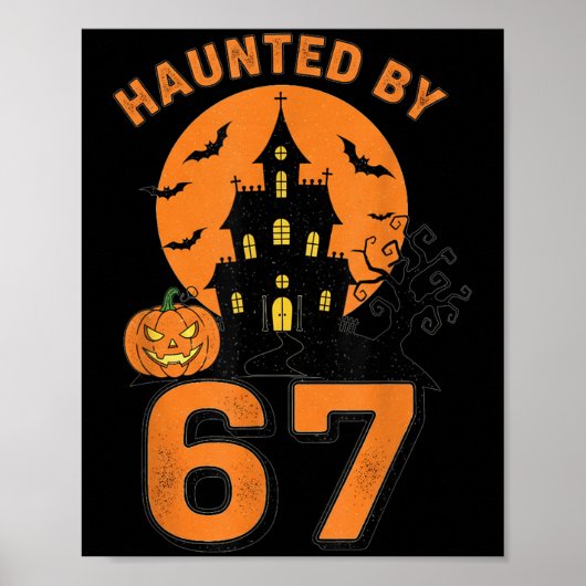 Poster Haunted By 67 Funny Halloween (Devant)