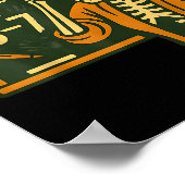 Poster Haunted By 6-7 Funny Teacher 67 Halloween Skeleton (Coin)