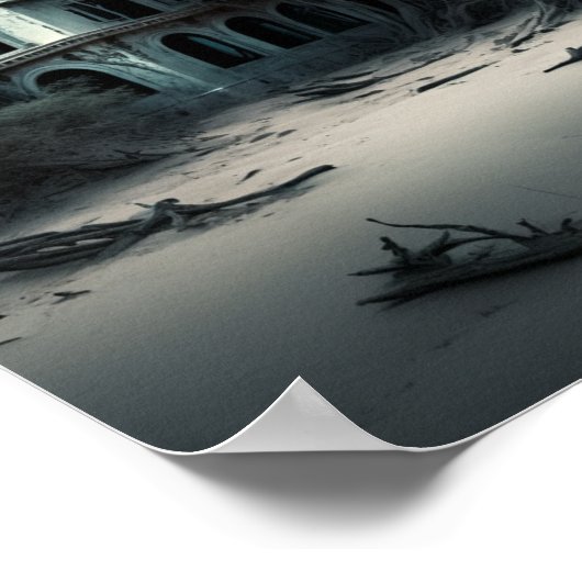 Poster 'Haunted Dumas Beach 1' (Coin)