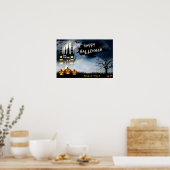 Poster Haunted House Halloween (Cuisine)