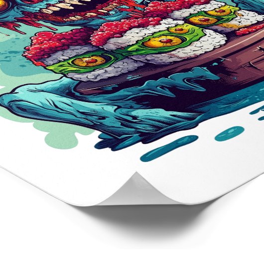 Poster Haunted Sushi Chef (Coin)