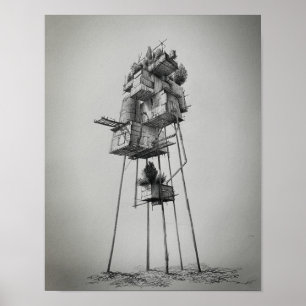 Poster Hausse des perspectives d'avenir incertaines