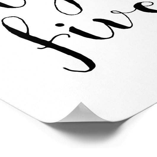 Poster haut cinq (Coin)