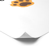 Poster HAUT CINQ Paw Wall art (Coin)