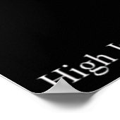 Poster Haut coup (Coin)