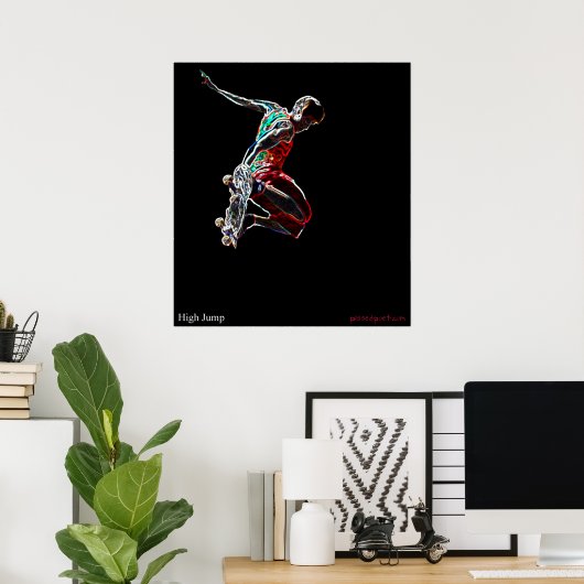 Poster Haut coup (Bureau à domicile)